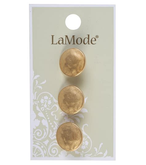 joann fabric metal buttons|la mode buttons website.